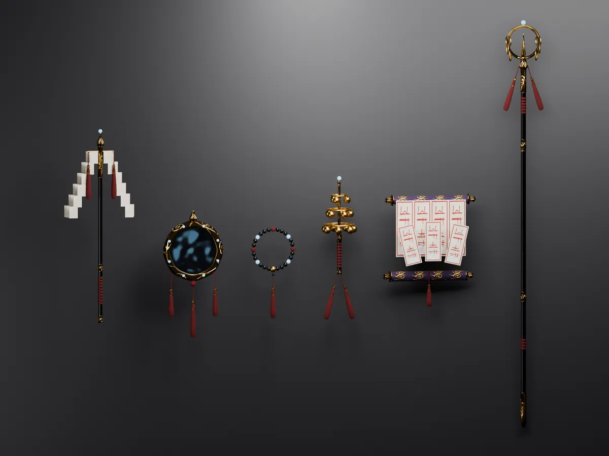 神具の3Dモデル